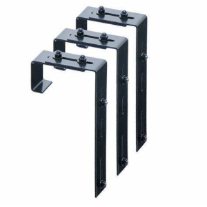 Adjustable Flower Box Outdoor Hanging for Garden Fence Wall Window Deck Wrought Iron Steel Metal Railing Planter Bracket