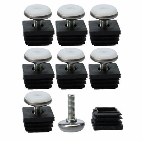 Adjustable White Leather Foot Mats for Furniture Iron Cabinet and Office Desk Feet Do Not Embroider Bottom Iron Foot Pads - Image 5