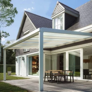 Aluminum Pergola 4X6m 6X7 10 Square Meters Terace with Blinds Window