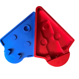 CNC Parts 5 Axes Factory OEM Aluminum CNC Milling Machining Parts CNC Milling Cutters with Blue Anodized Red Anodized by Yistar