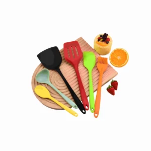 Chinese Silicone Semi-Transparent Spatula Integrated Frying Spatula Non-Stick Special Shovel Kitchen Tools