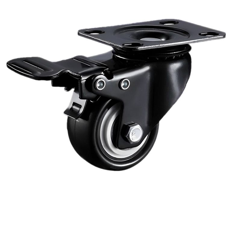 Circlip with Brake, Swivel Chair, Casters, Universal Wheels, Office Chair Wheels, Rollers, Casters, Silent Pulleys - Image 4