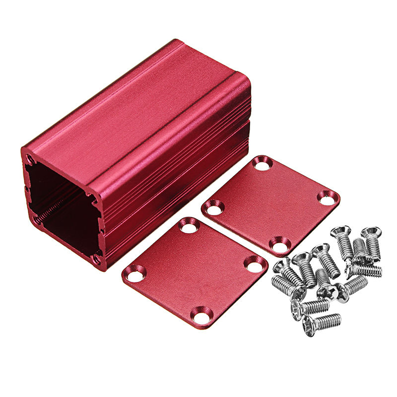 Custom Anodized CNC Aluminum Extrusion Enclosure Extruded Aluminum Electronic Box Electrical Project PCB Housing Electric Shell - Image 5