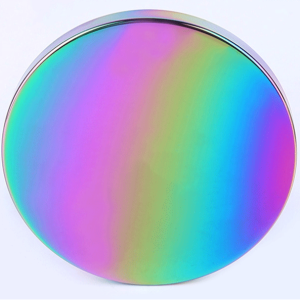 Custom Made Beautiful and Affordable PVD Vacuum Plating Rainbow Color Stainless Steel/Aluminum/Plastic
