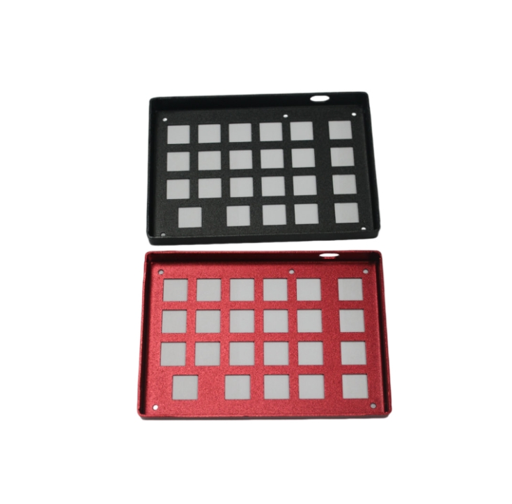 Custom Metal Stamping Square Aluminum Alloy Button Cover Hardware Metal Stretching Parts Alloy Stamping Parts Button Panel - Image 3