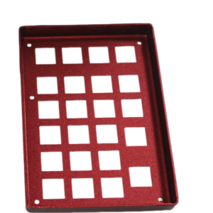 Custom Metal Stamping Square Aluminum Alloy Button Cover Hardware Metal Stretching Parts Alloy Stamping Parts Button Panel
