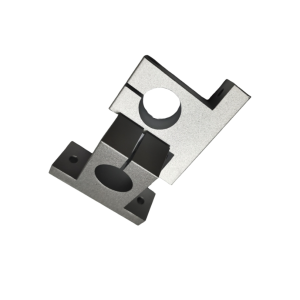 Custom Precision Metal Fabrication CNC Machining Aluminum Sandblasting Anode Optical Shaft Support Fixed Base