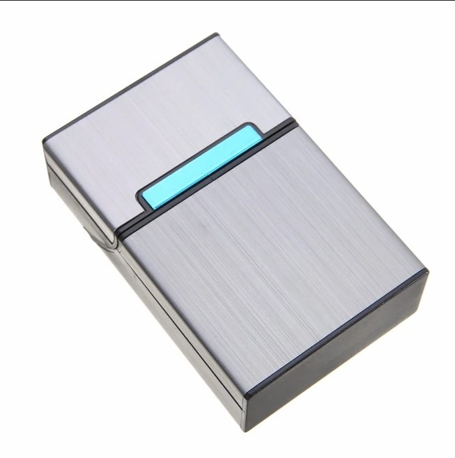 Custom Printed Hinged Tin Cigarette Case Packaging Rectangular Cigarette/ Cigar Tin Box - Image 5