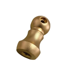Custom Round Head Special Shape Brass Casting Parts CNC Machined Service Precision Metal Test Pencil Accessories by Yistar