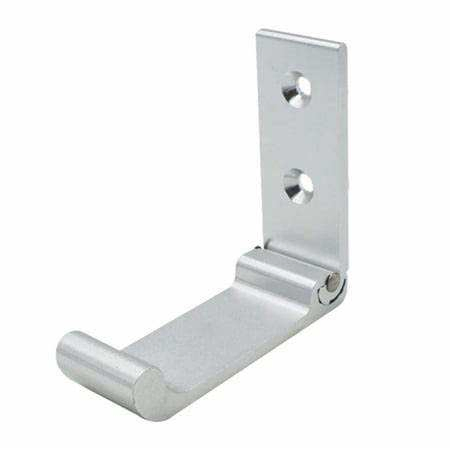 Customized Aluminum Alloy Round Head Hole Free Clothes Hook, Wall Mounted Folding Invisible 90 Degree Hook - Image 2