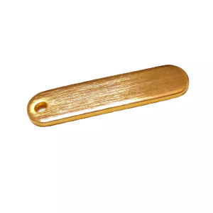 Customized Pure Copper Wiredrawing Anti Loss Brand Lettering Customized New Product Creative Strip Brass Telephone Number Plate