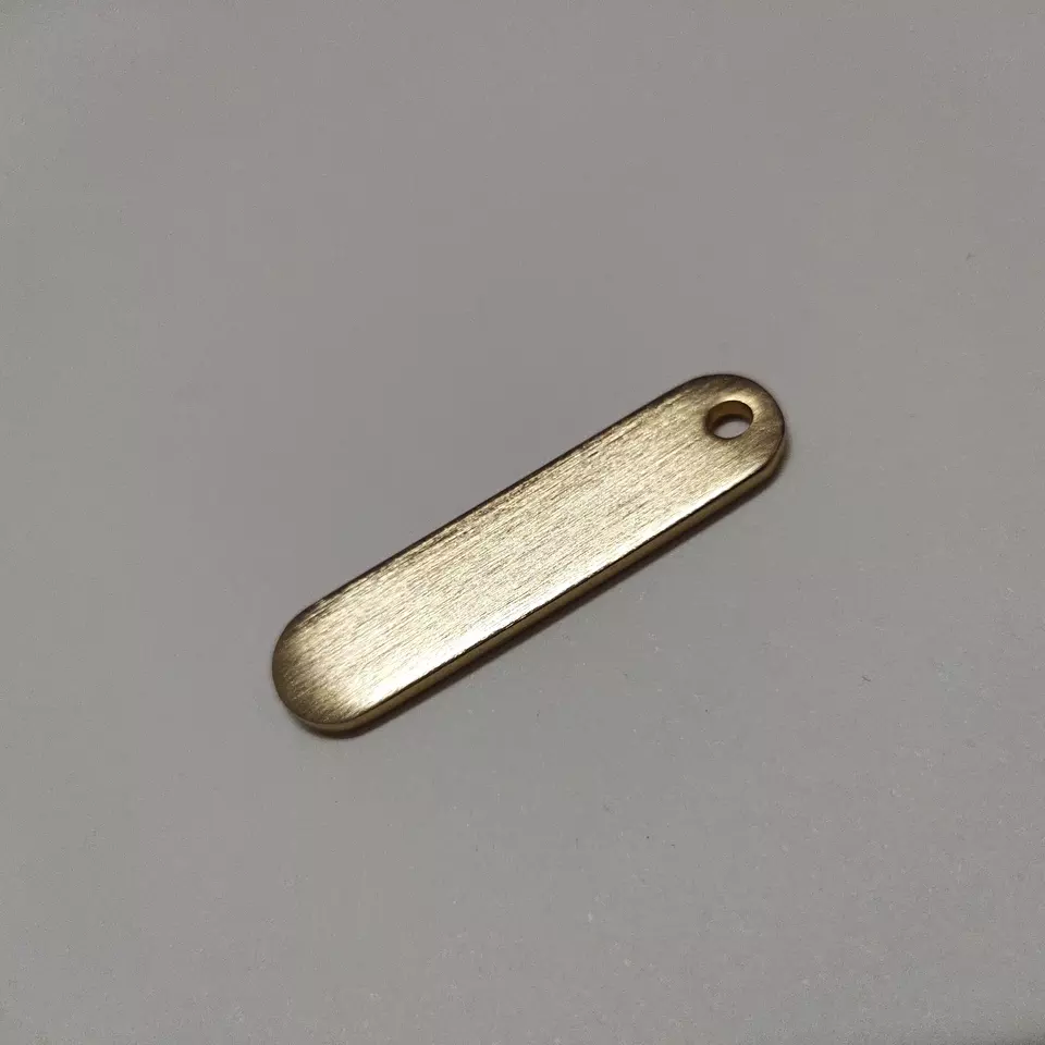 Customized Pure Copper Wiredrawing Anti Loss Brand Lettering Customized New Product Creative Strip Brass Telephone Number Plate - Image 5