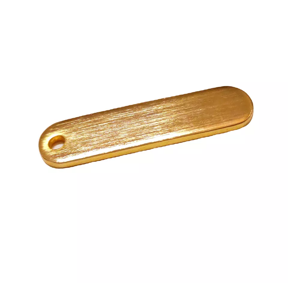 Customized Pure Copper Wiredrawing Anti Loss Brand Lettering Customized New Product Creative Strip Brass Telephone Number Plate