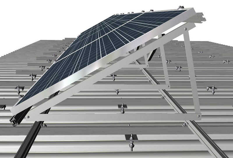 Customized Solar Panel Photovoltaic Bracket, Adjustable Triangular Photovoltaic Bracket/Solar Panel Mounting Aluminum Rail Splice - Image 4