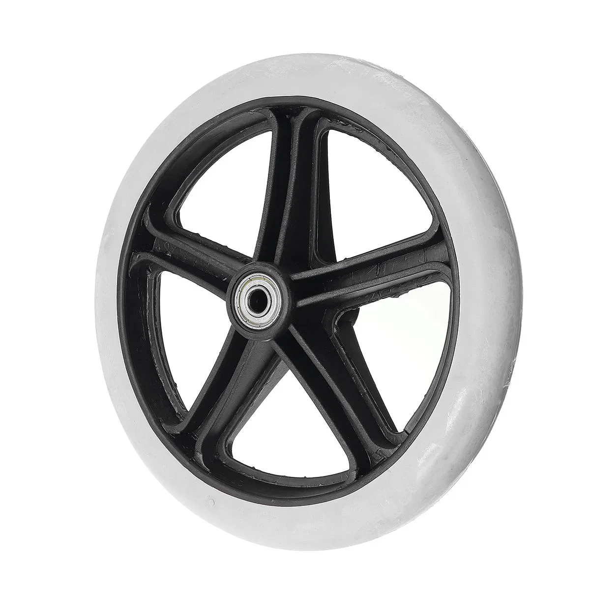 Customized Wheelchair Accessories Front Small Wheel 6-Inch 7-Inch Universal Wheelchair Wheel Solid Wheel Bottom Wheels of Garbage Bin - Image 3