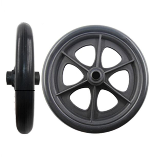 Customized Wheelchair Accessories Front Small Wheel 6-Inch 7-Inch Universal Wheelchair Wheel Solid Wheel Bottom Wheels of Garbage Bin - Image 4