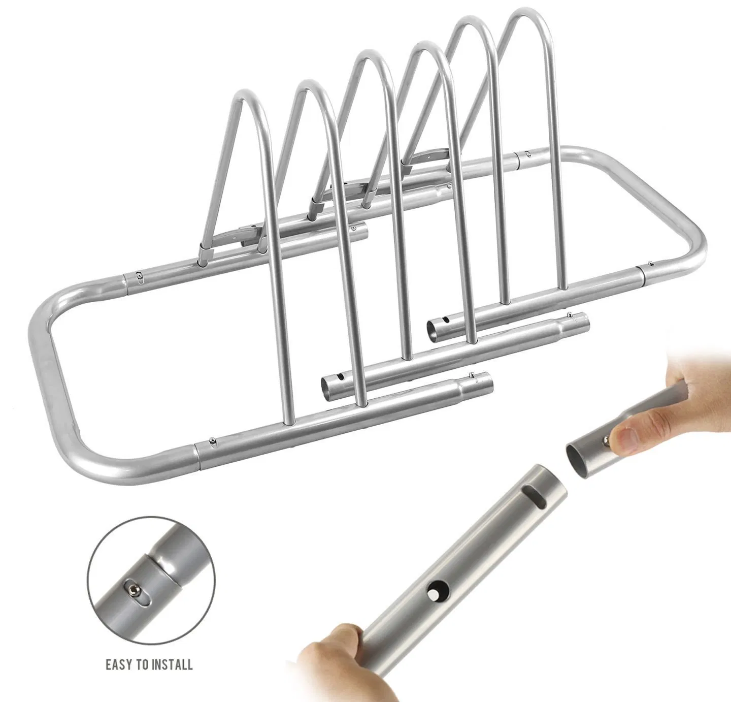 Cycle Stand Bicycle Rack Portable Foldable Vertical Parking Bike Storage Cycling Rack Holder Bike Stand - Image 6