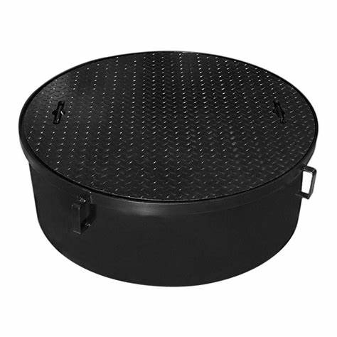 Ductile Iron Manhole Cover for Municipal Roads, Sewers, Manholes, Sewage, Sand Wells, Circular Manhole Cover Sleeve, Manhole Circle - Image 3