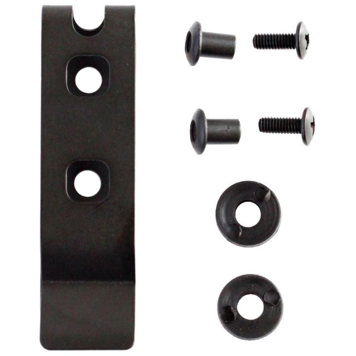 Durable Black Metal Belt Clip for Leather Wallets and Pouches - Image 6