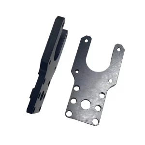 Factory Customized Aluminum Plate CNC Milling Parts Z-Motor-Mount for Printer Accessories
