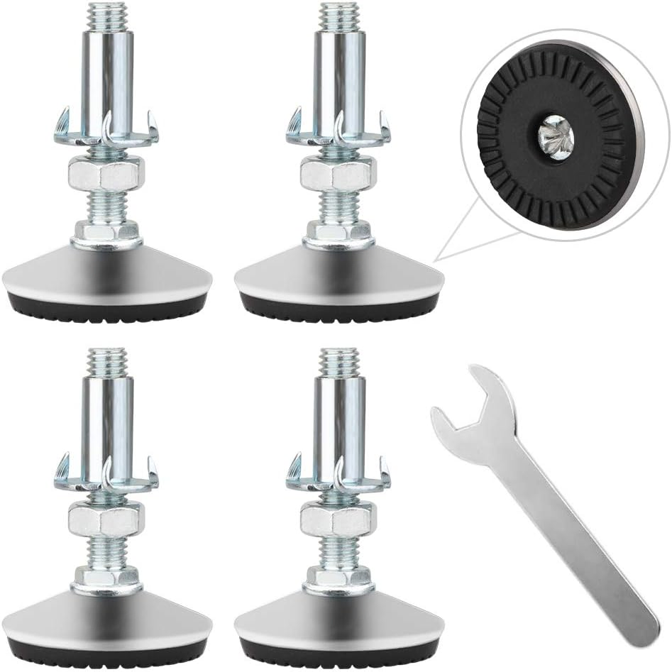 Factory Price Heavy Duty Levelling Foot Galvanized Adjustable Leveling Feet M18 Height Adjustment Feet with Base Dia 80mm - Image 2