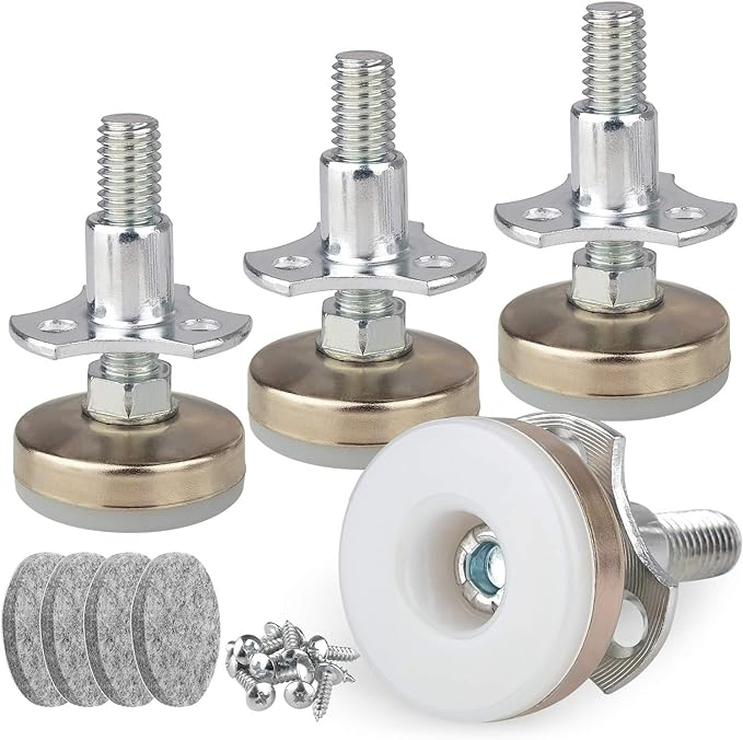 Factory Price Heavy Duty Levelling Foot Galvanized Adjustable Leveling Feet M18 Height Adjustment Feet with Base Dia 80mm - Image 4