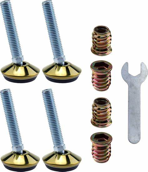 Factory Price Heavy Duty Levelling Foot Galvanized Adjustable Leveling Feet M18 Height Adjustment Feet with Base Dia 80mm - Image 5
