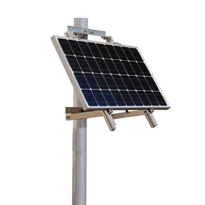 Factory Wholesale Adjustable Rod Holder Solar Mount Solar Panel Pole Mount 4 Arm Kit, Aluminum Holds up to 2- 300 Watt Panels