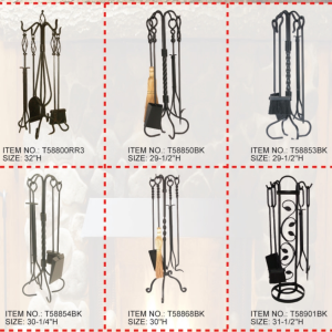 Fireplace Cleaning Tool, Iron Fire Tongs, Ash Shovel, Firewood Rack Set, Stove Accessories, Fireplace Screen