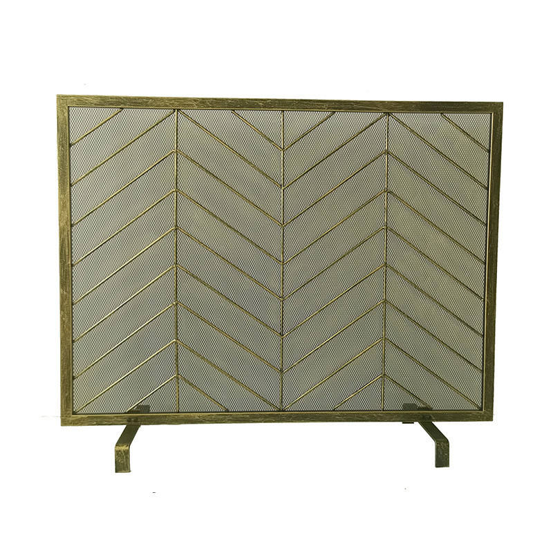 Fireplace Screen Nordic Metal Fireplace Mesh Fireproof Mesh True Fire Fireplace Tools Fireplace Accessories Supplies Customizable - Image 2