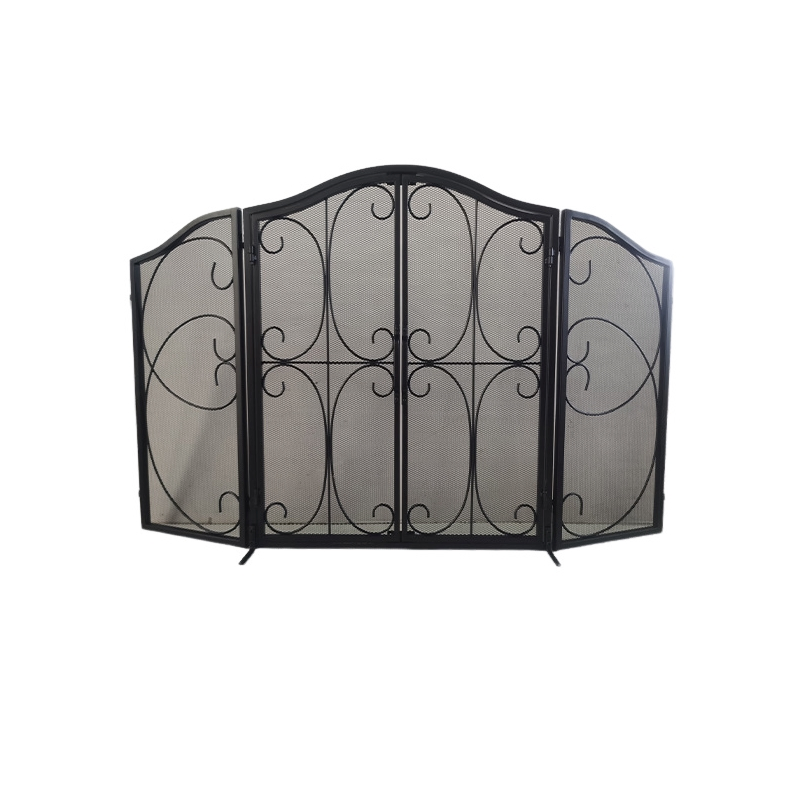 Fireplace Screen Nordic Metal Fireplace Mesh Fireproof Mesh True Fire Fireplace Tools Fireplace Accessories Supplies Customizable