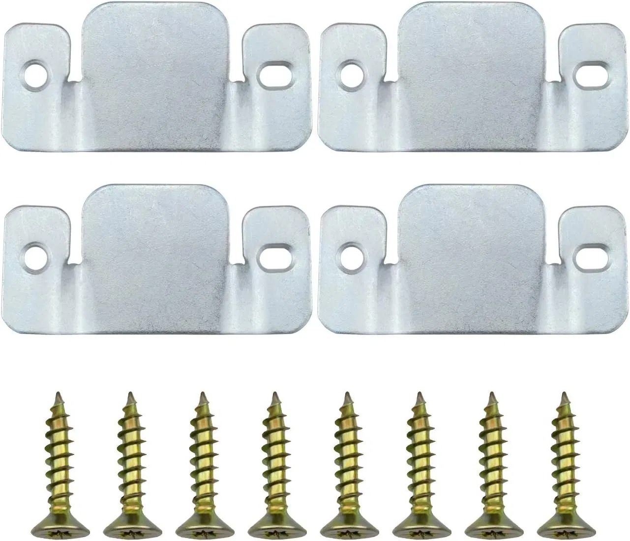 Furniture Hardware Accessories Universal Sectional Metal Zinc Plated Interlocking Sofa Connector Bracket with Screws - Image 4
