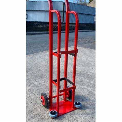 Handcart for Pulling Goods, Folding Flatbed Truck, Plastic Handcart for Warehouse Handling, Trailer, Four-Wheel Handcart - Image 6