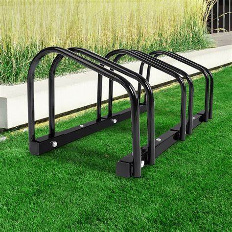 Heavy-Duty L Shape Bicycle Parking Rack for Garage Storage - Image 2