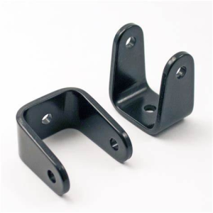 Heavy U-Shaped Bracket for Barn Door, Wall Mounted Door Latch Bolt Bracket,