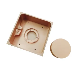 High Precision Wall Lamp Shell CNC Machining Lamp Fitting Customized Color Rose Gold Anodizing CNC Machining Milling Service