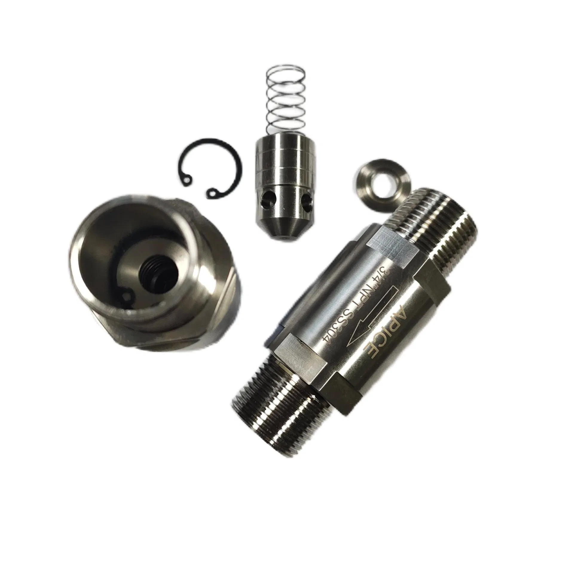 High Pressure Check Valve 304 Stainless Steel Machining Services Product