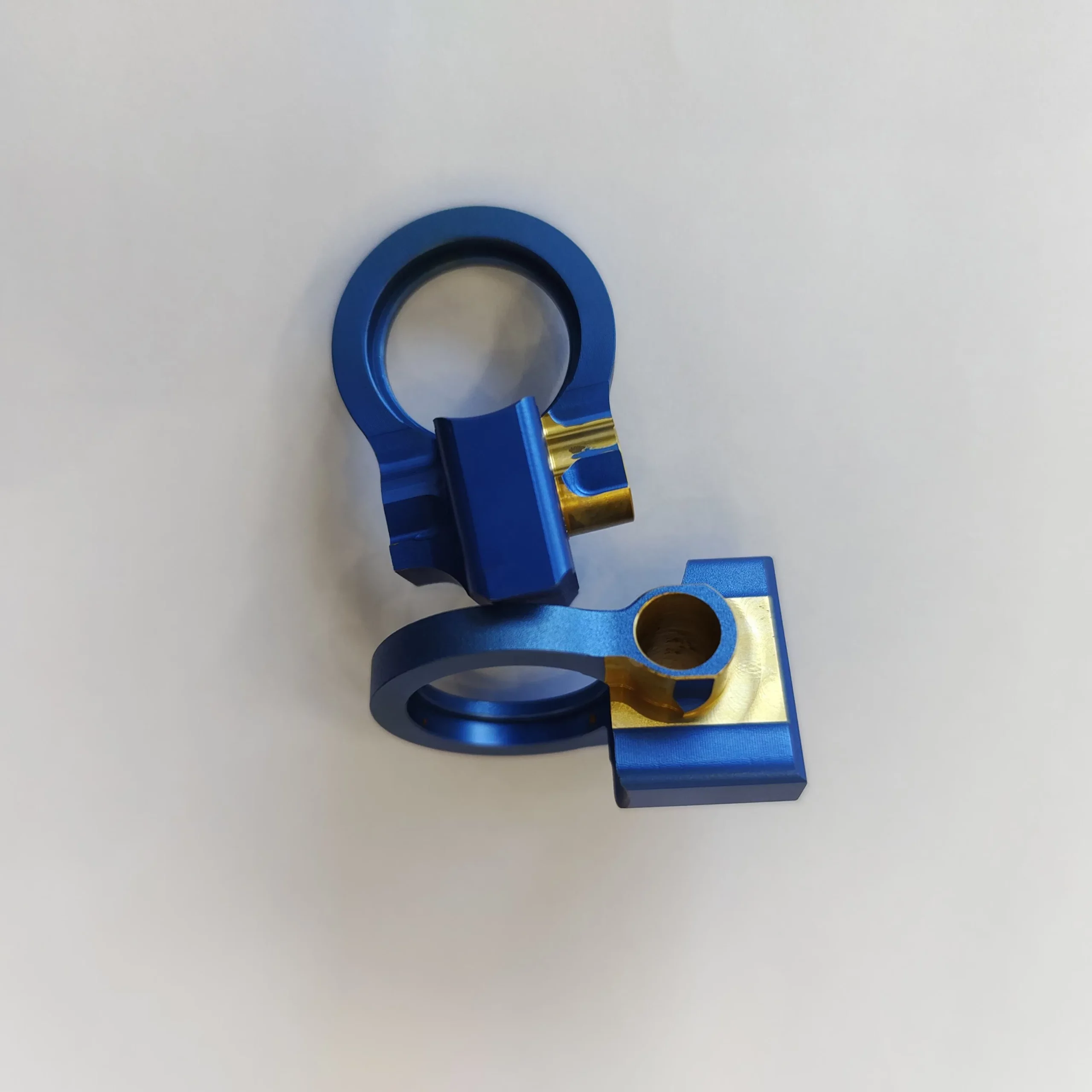 High Quality Customized Aluminum O Ring with Two-Color Anodized Finish by Yistar CNC Machining Milling Service - Image 2