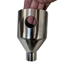 Injection Molding Machine Barrel Accessories Factory Customized Stainless Steel 304 Mirror Polishing Surface Welded Pipe Fitting