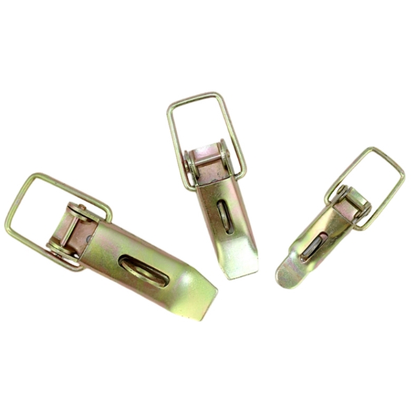 Large, Medium, and Small-Sized Lock Buckles, Iron Plated with Color Zinc, Luggage and Bag Hardware, Metal Lock Buckles - Image 2
