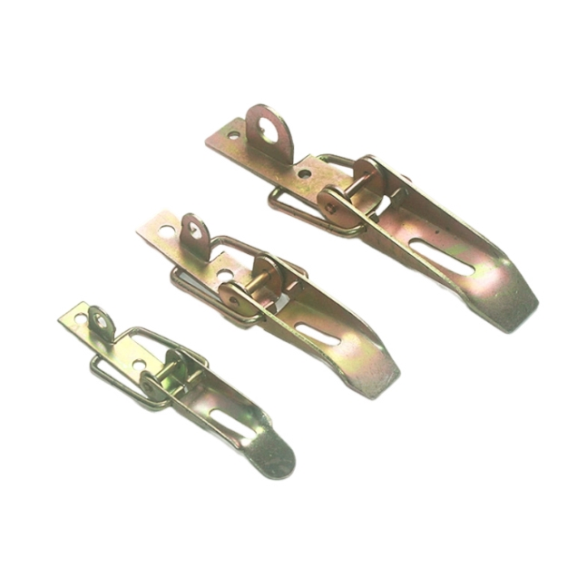 Large, Medium, and Small-Sized Lock Buckles, Iron Plated with Color Zinc, Luggage and Bag Hardware, Metal Lock Buckles - Image 3