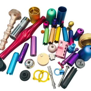 Metal CNC Machining Parts with Custom Color Anodized Metal Lathe Parts CNC Machining Yistar