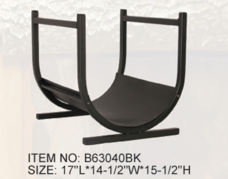 Modern Log Holder Outdoor Indoor Top Pick New Arrival Storage Cast Iron Carrier Firewood Log Rack Wood Holder - Image 3