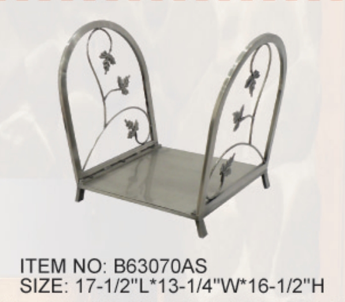 Modern Log Holder Outdoor Indoor Top Pick New Arrival Storage Cast Iron Carrier Firewood Log Rack Wood Holder - Image 6