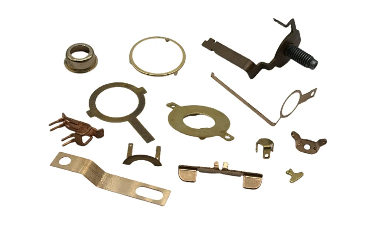 Non Standard Custom Metal Stamping Parts Brass Phosphorus Copper Beryllium Copper Spring Plate Bracket - Image 2