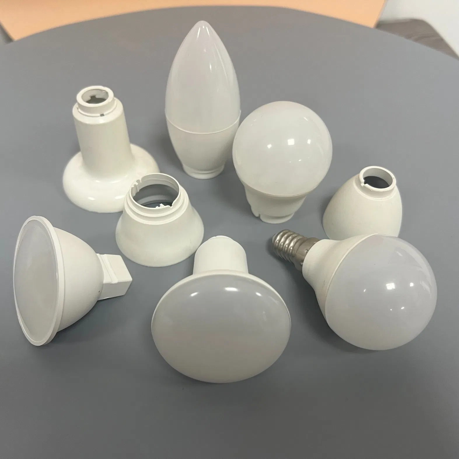 ODM/OEM LED Mushroom Lamp Shell Indoor Lighting Plastic Wrapped Aluminum Shell Parts Manufacturer Wholesale - Image 3