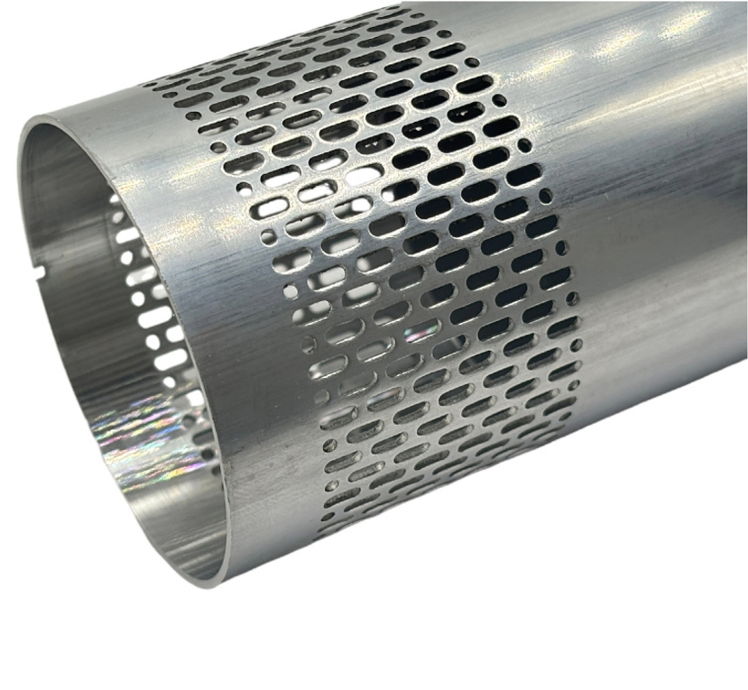 OEM Aluminum Tube Spinning Round Tube Rotating Punching Punching, Hair Dryer Metal Stamping Parts Deep Drawing Parts - Image 4