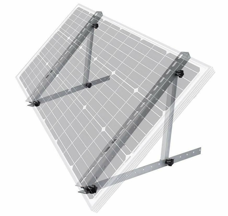OEM/ODM Customized Solar Brackets, Aluminum Alloy Photovoltaic Brackets, Balcony Roofs, Triangular Adjustable Angles - Image 2