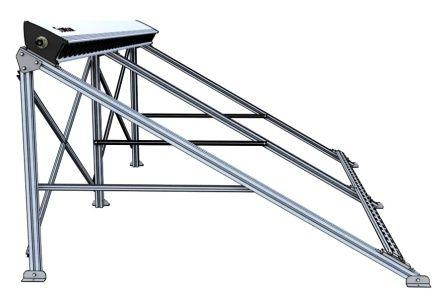 OEM/ODM Manufacturer Customized 22 Inch Balcony Bracket with Adjustable Tripod for Photovoltaic Solar Accessories - Image 5