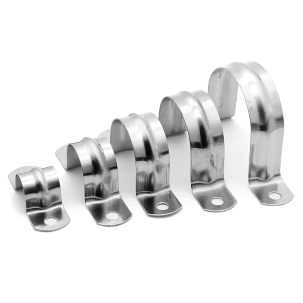 OEM/ODM Zinc Plated Steel Pipe Clamp Hose Clamp Fasteners for Pipe - Image 3